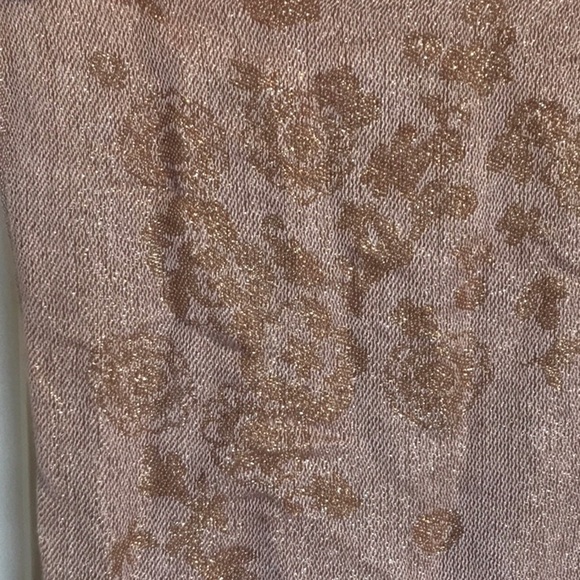 Beautiful Mauve Gold Pashmina Scarf Wrap - Picture 2 of 5
